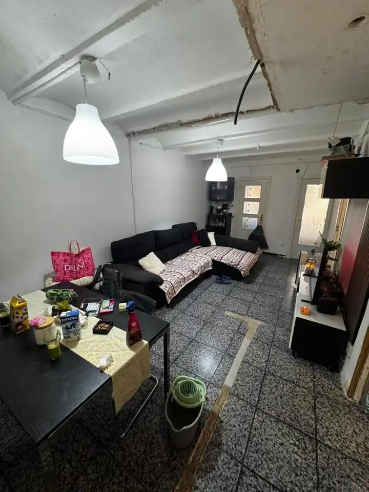 Sala de estar de Piso en venta en Badalona