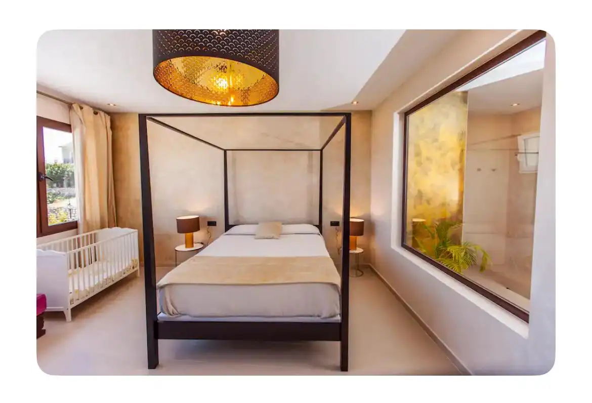 Habitación de Casa o chalet de alquiler en Salobreña con Aire acondicionado, Jardín privado y Parquet