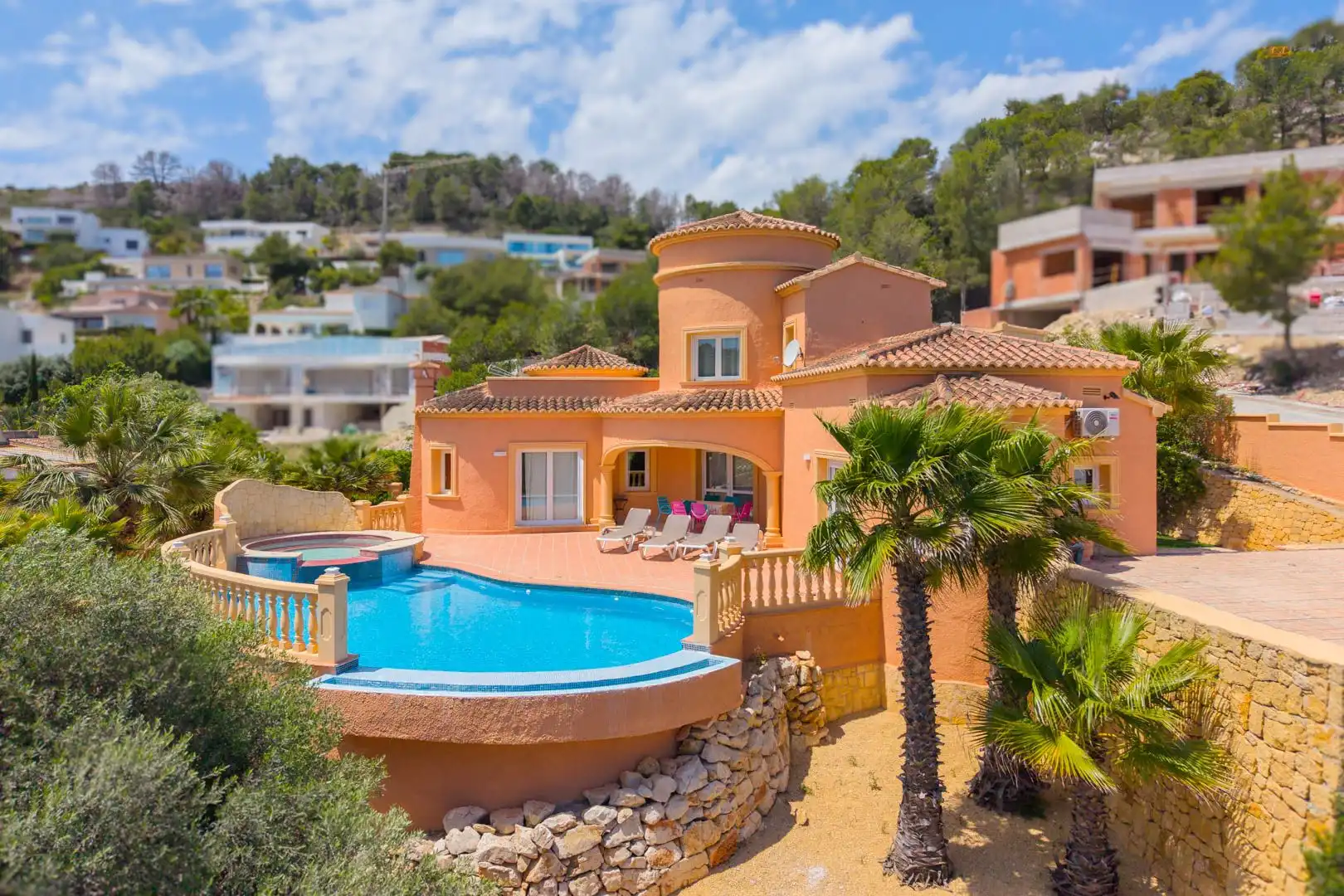 Exterior view of Houses for sale in Jávea / Xàbia  with Air Conditioner, Heating and Private garden