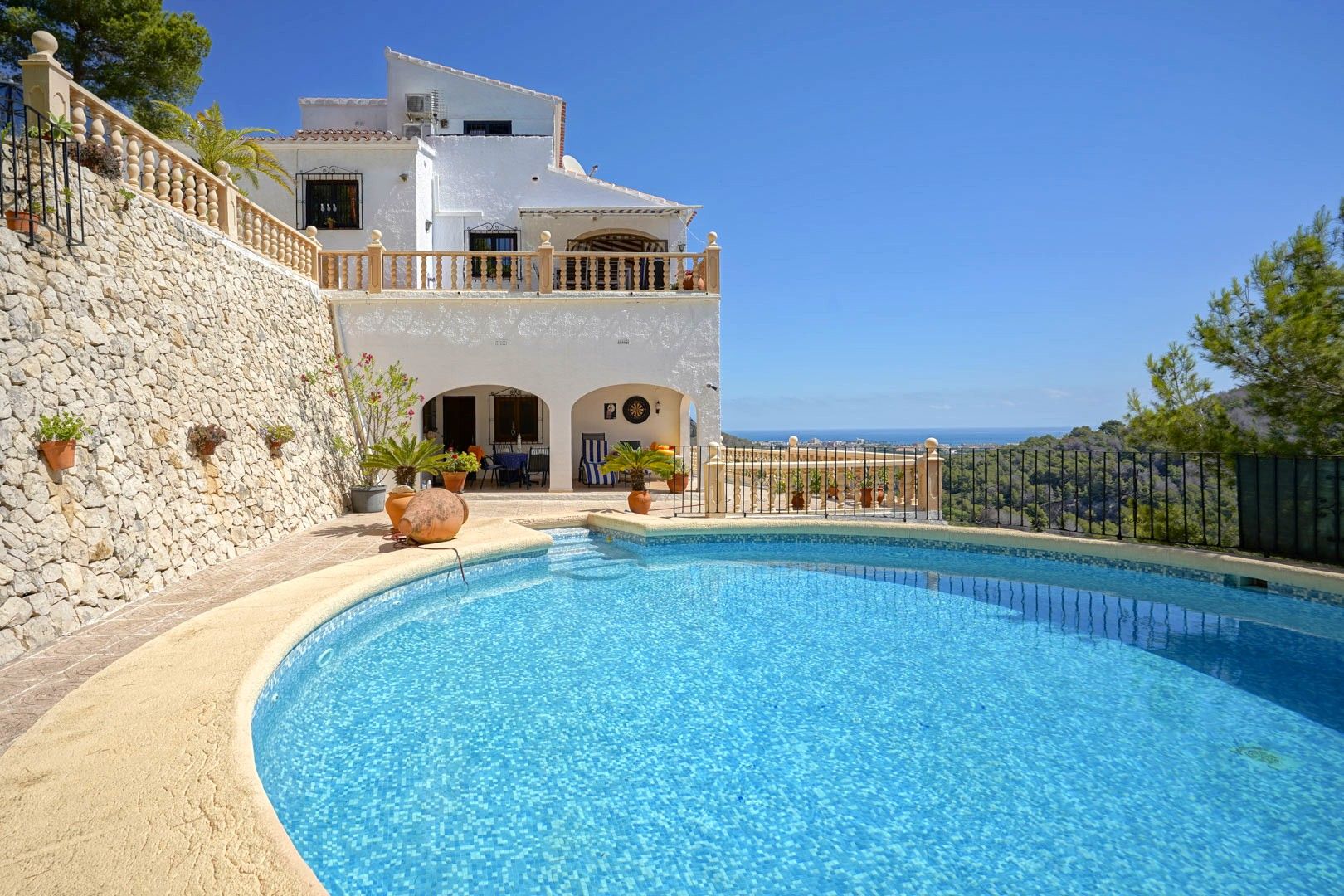Piscina de Finca rústica en venda en Jávea / Xàbia amb Aire condicionat, Calefacció i Jardí privat