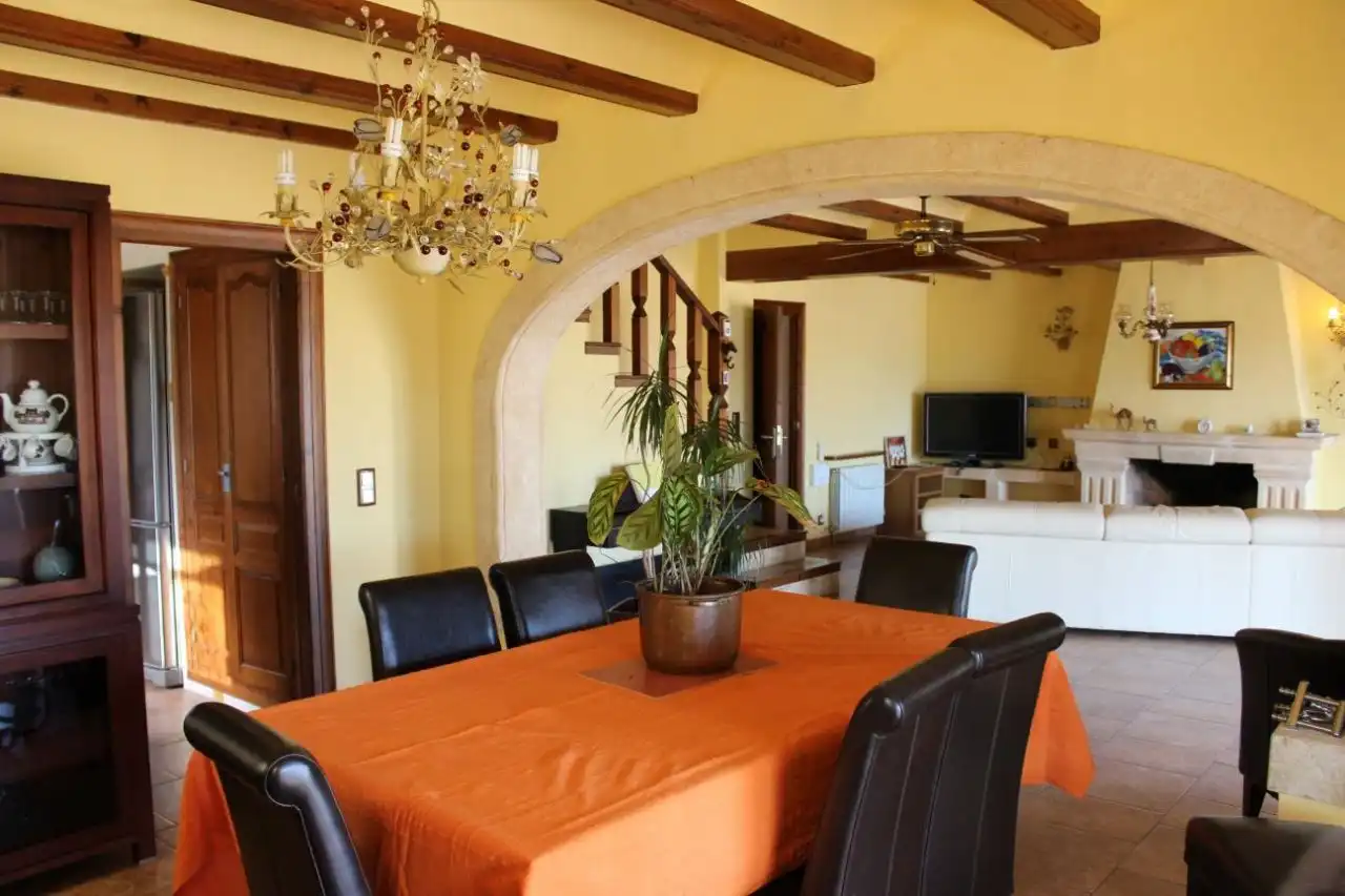 Dining room of Houses for sale in Jávea / Xàbia  with Air Conditioner, Heating and Private garden