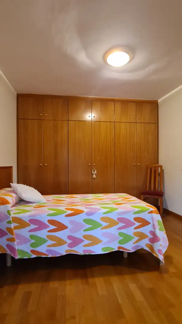 Dormitori de Casa adosada en venda en Santa Coloma de Farners amb Calefacció, Jardí privat i Parquet