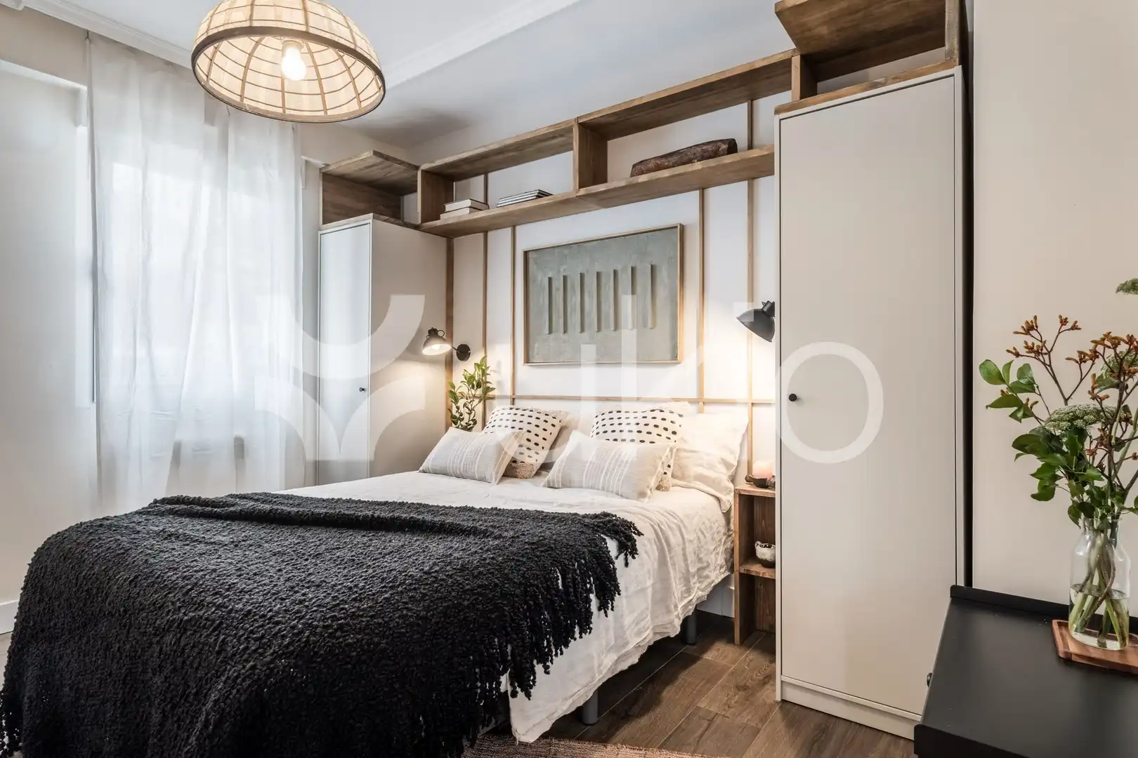 Habitación de Apartamento de alquiler en Madrid con Aire acondicionado, Calefacción y Terraza