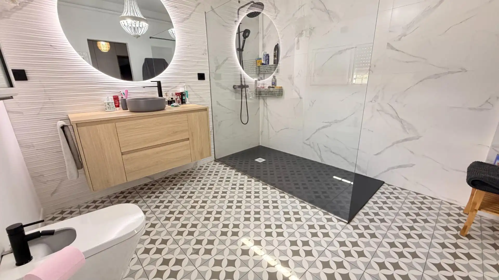 Baño de Casa o chalet en venta en Elche / Elx con Aire acondicionado, Calefacción y Jardín privado