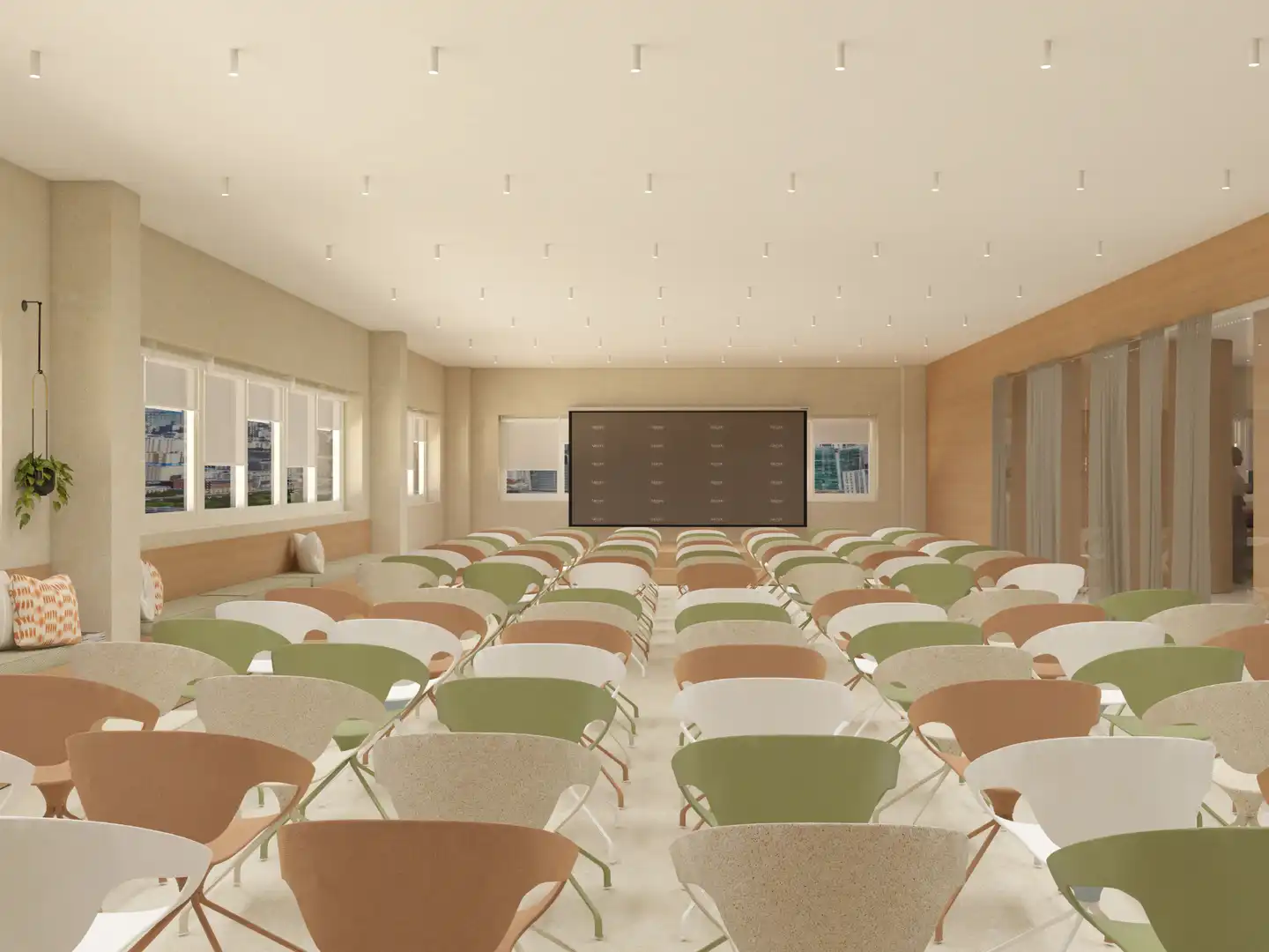 Wohnzimmer von Büro zur Miete in El Prat de Llobregat mit Klimaanlage und Heizung