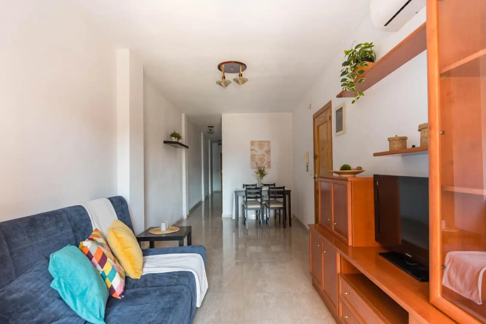 Sala de estar de Piso en venta en Alcantarilla con Aire acondicionado, Calefacción y Trastero