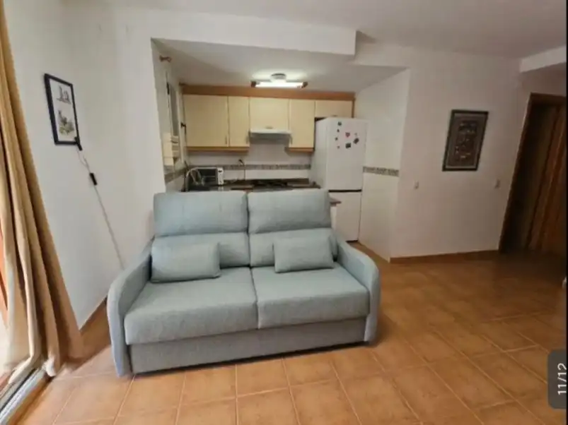 Sala de estar de Apartamento de alquiler en Playa de la Concha
