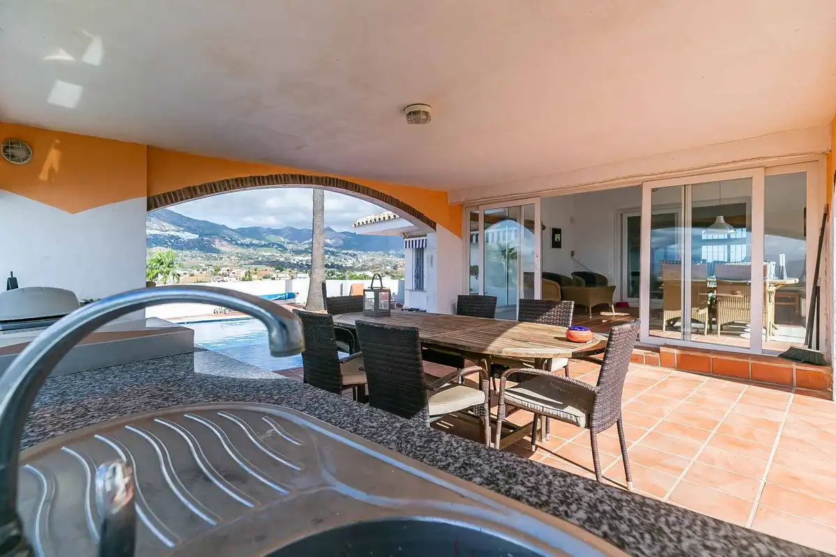 Terraza de Casa o chalet en venta en Mijas con Aire acondicionado, Calefacción y Jardín privado