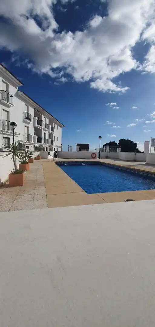 Piscina de Apartament de lloguer en Benalmádena amb Terrassa, Moblat i Piscina comunitària