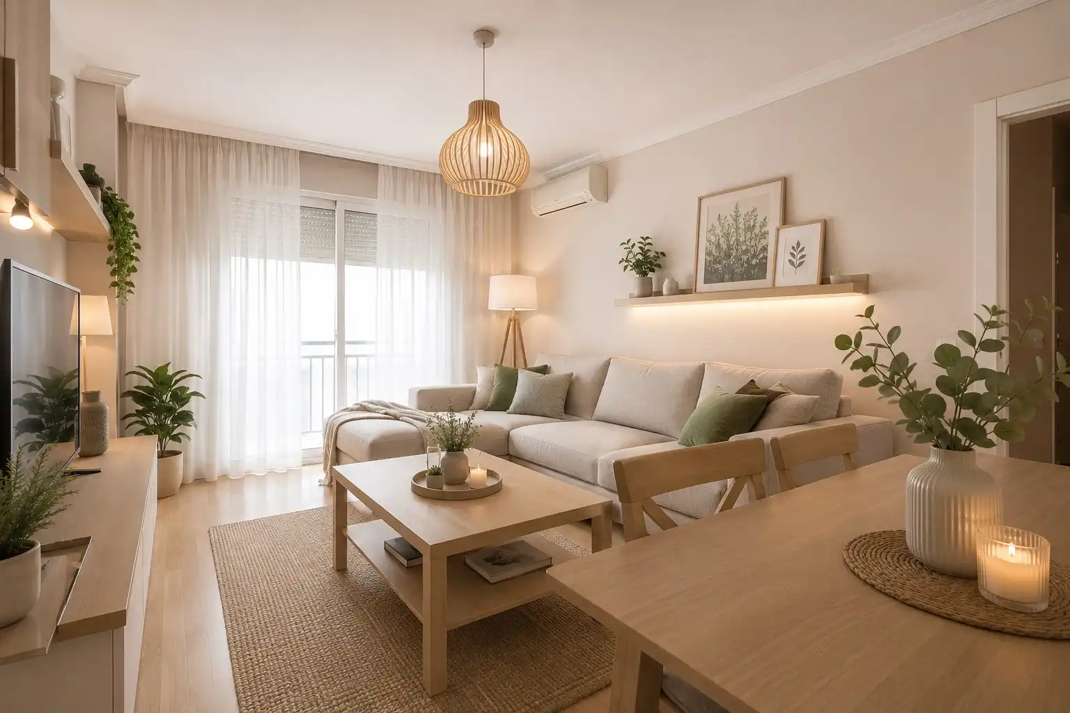 Sala de estar de Piso en venta en Leganés con Aire acondicionado, Calefacción y Terraza