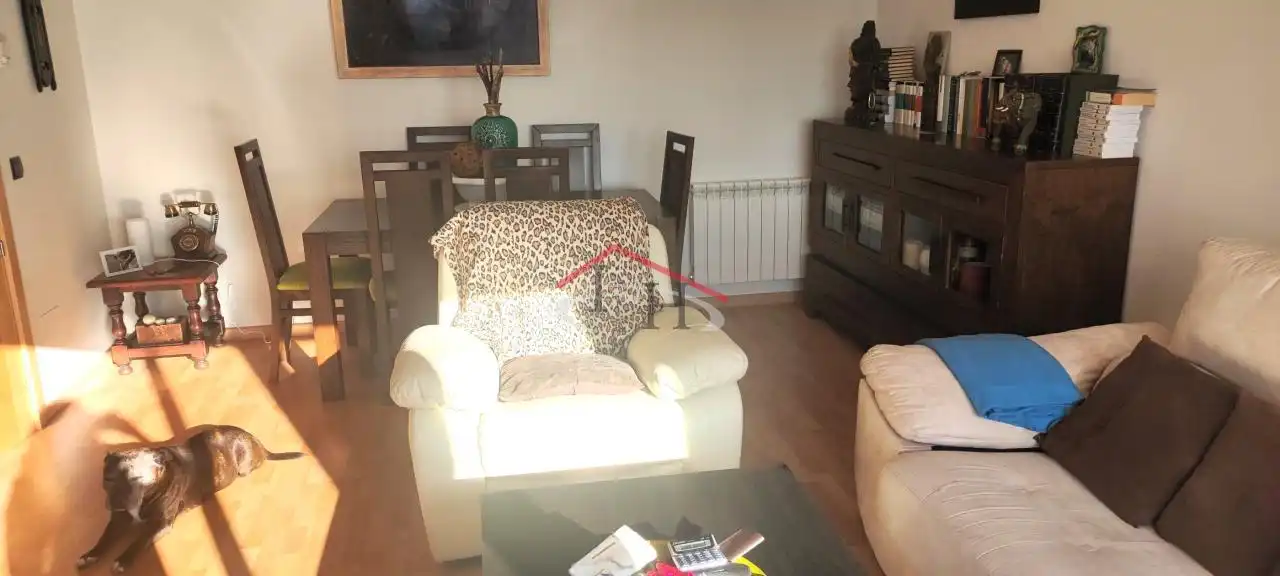 Living room of Flat for sale in Garrafe de Torío  with Heating, Parquet flooring and Storage room