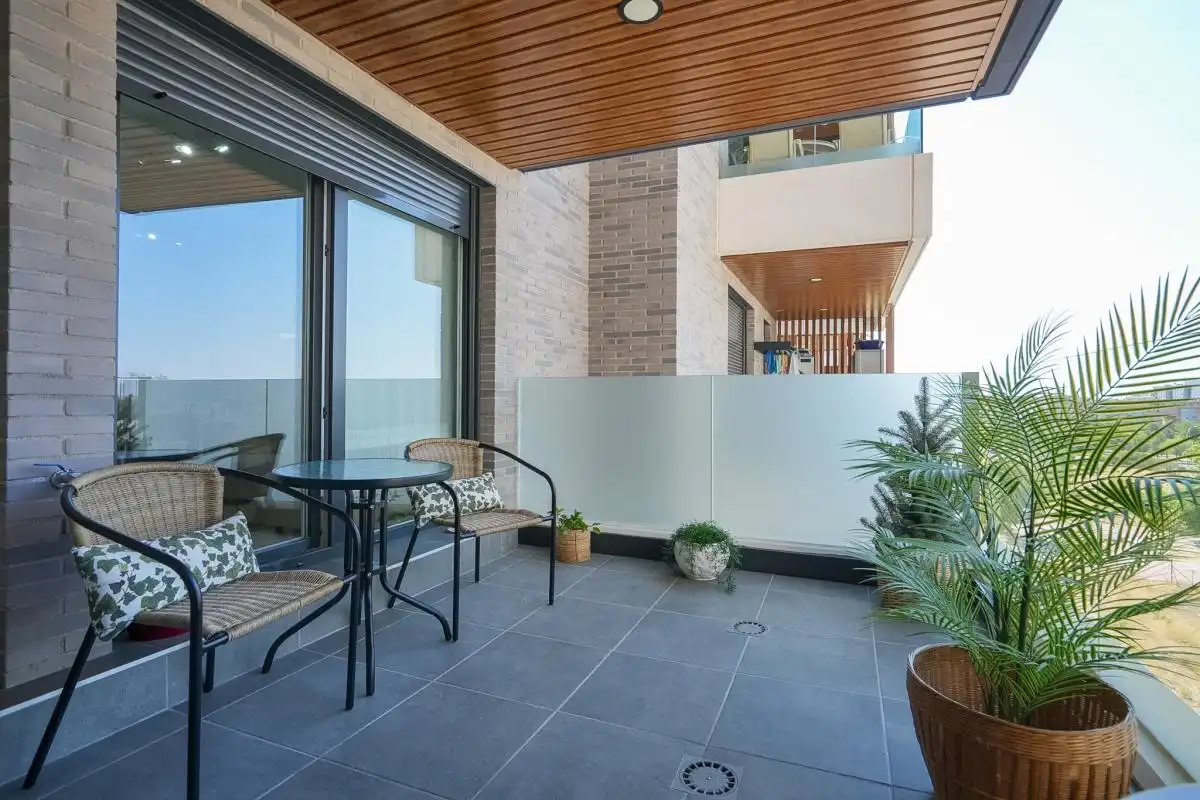 Terrace of Flat for sale in Madrid  with Air Conditioner, Heating and Private garden