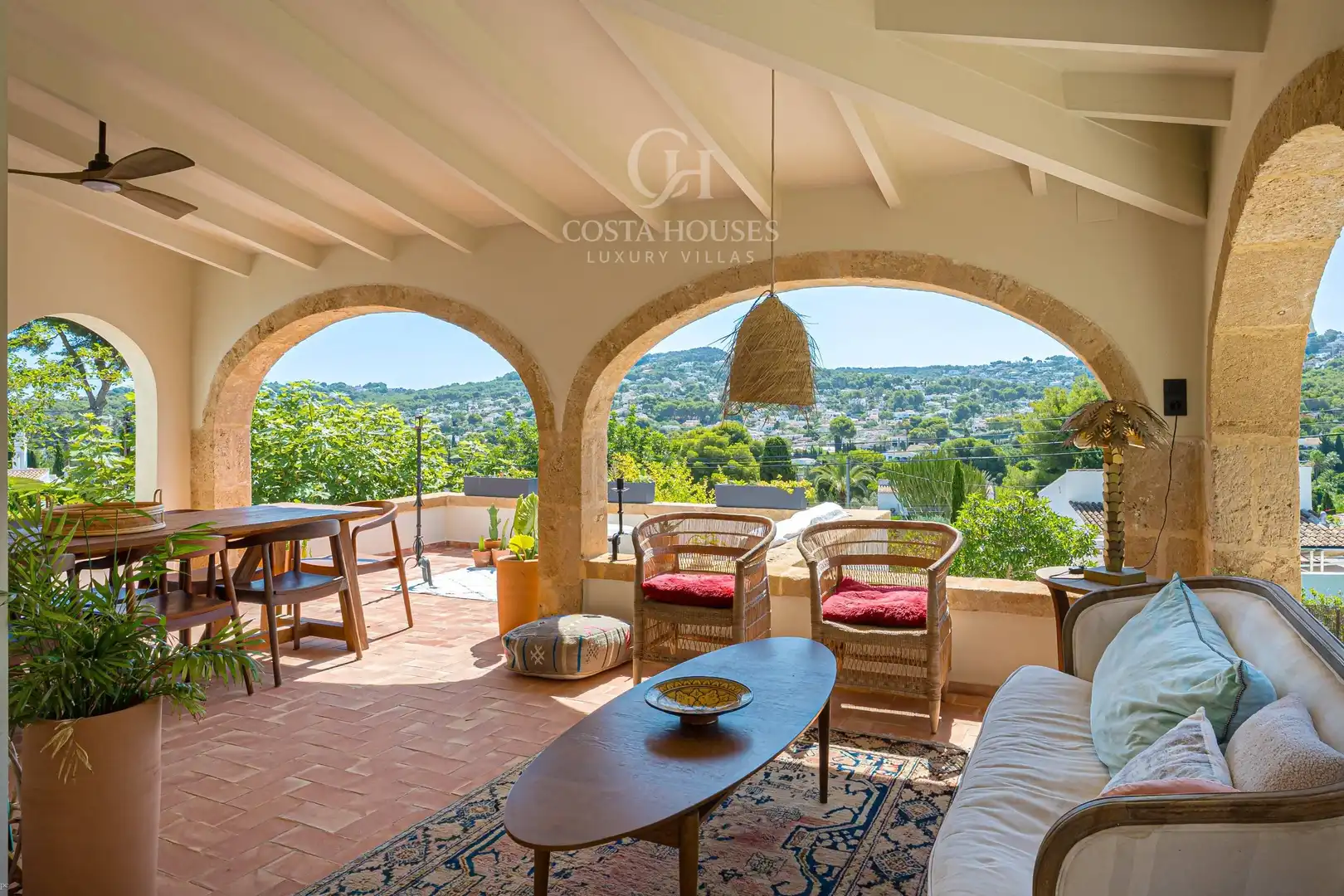 Terrace of Houses for sale in Jávea / Xàbia  with Air Conditioner, Private garden and Terrace