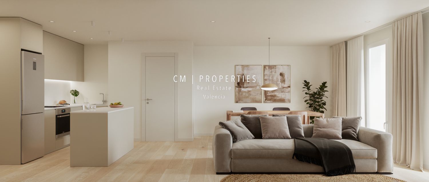 Living room of Flat for sale in Carlet  with Air Conditioner, Heating and Terrace