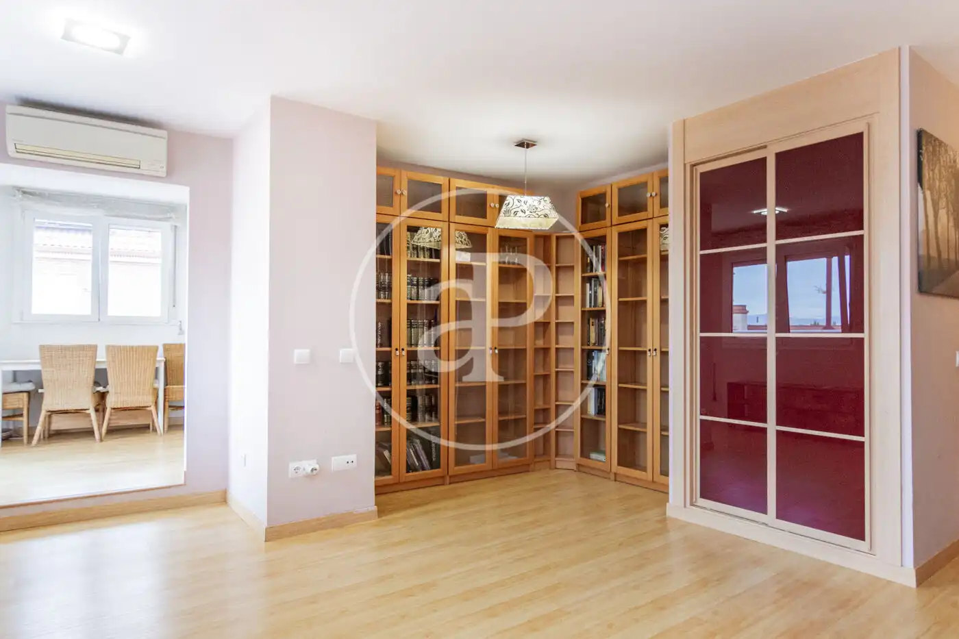 Bedroom of Flat for rent in Madrid  with Air Conditioner, Heating and Terrace