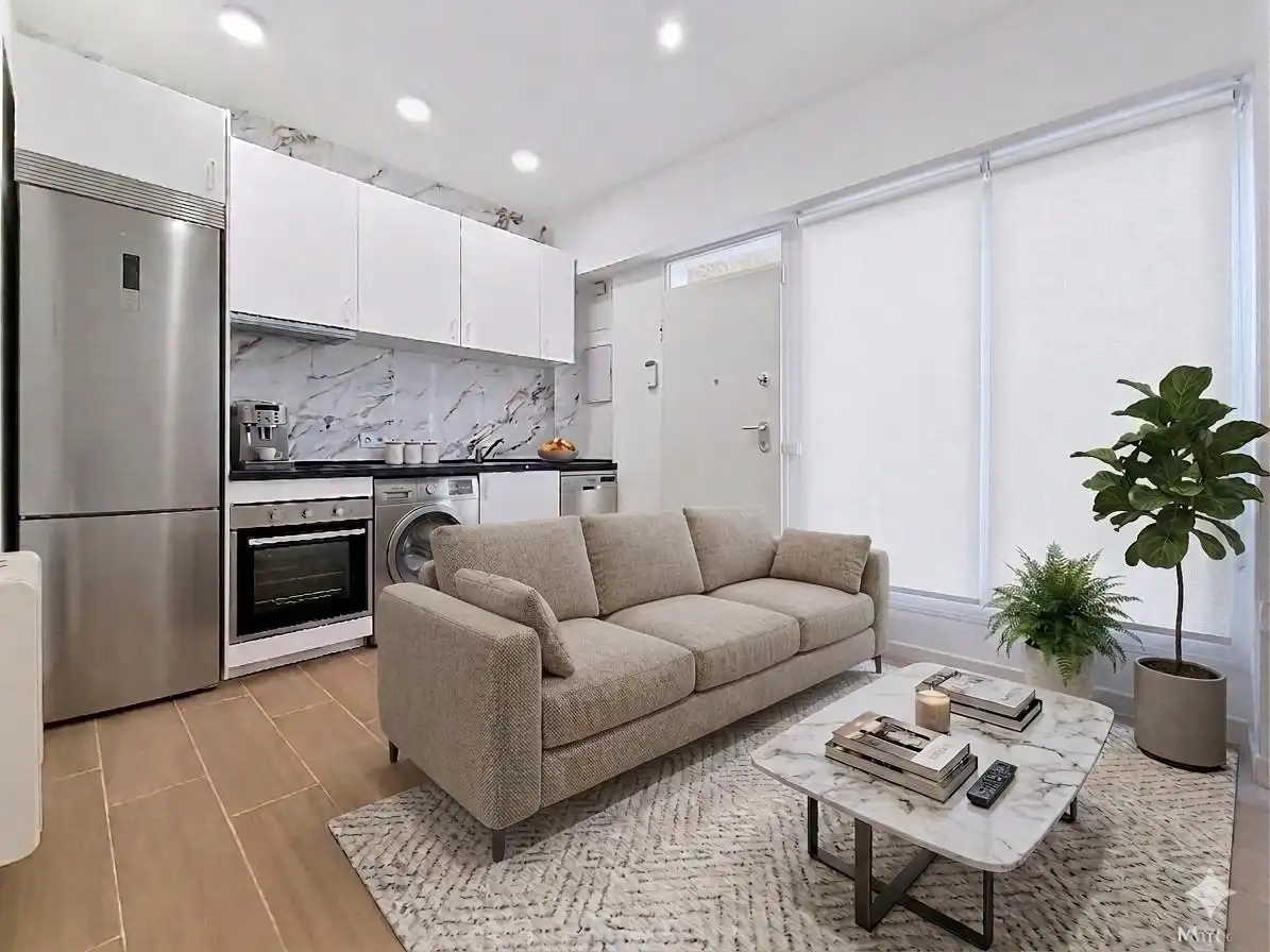 Sala de estar de Piso en venta en Madrid con Calefacción y Alarma