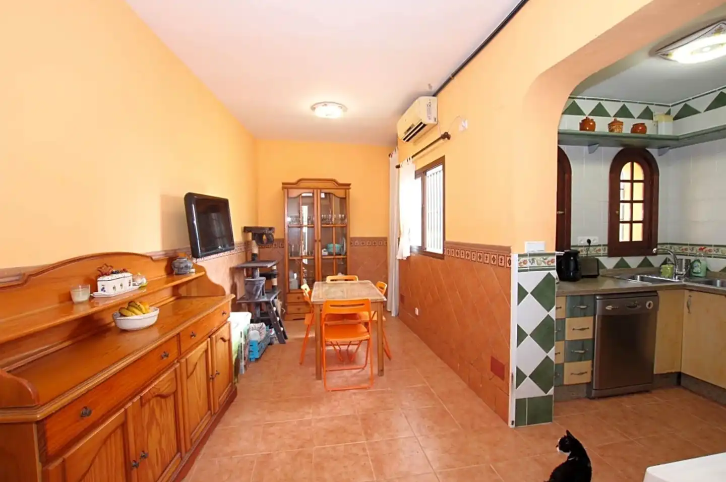 Cocina de Casa o chalet en venta en Benalmádena con Aire acondicionado, Jardín privado y Terraza