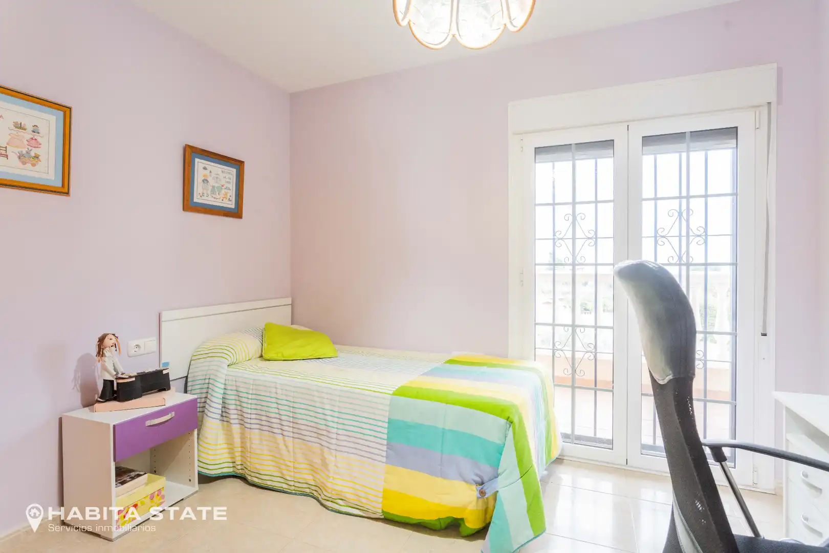 Habitación de Casa o chalet en venta en Pechina con Aire acondicionado, Calefacción y Jardín privado