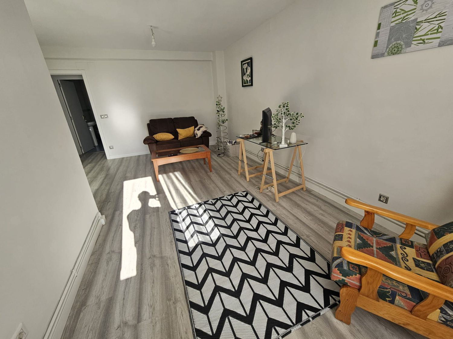 Living room of Apartment for sale in  Logroño  with Heating, Parquet flooring and Terrace