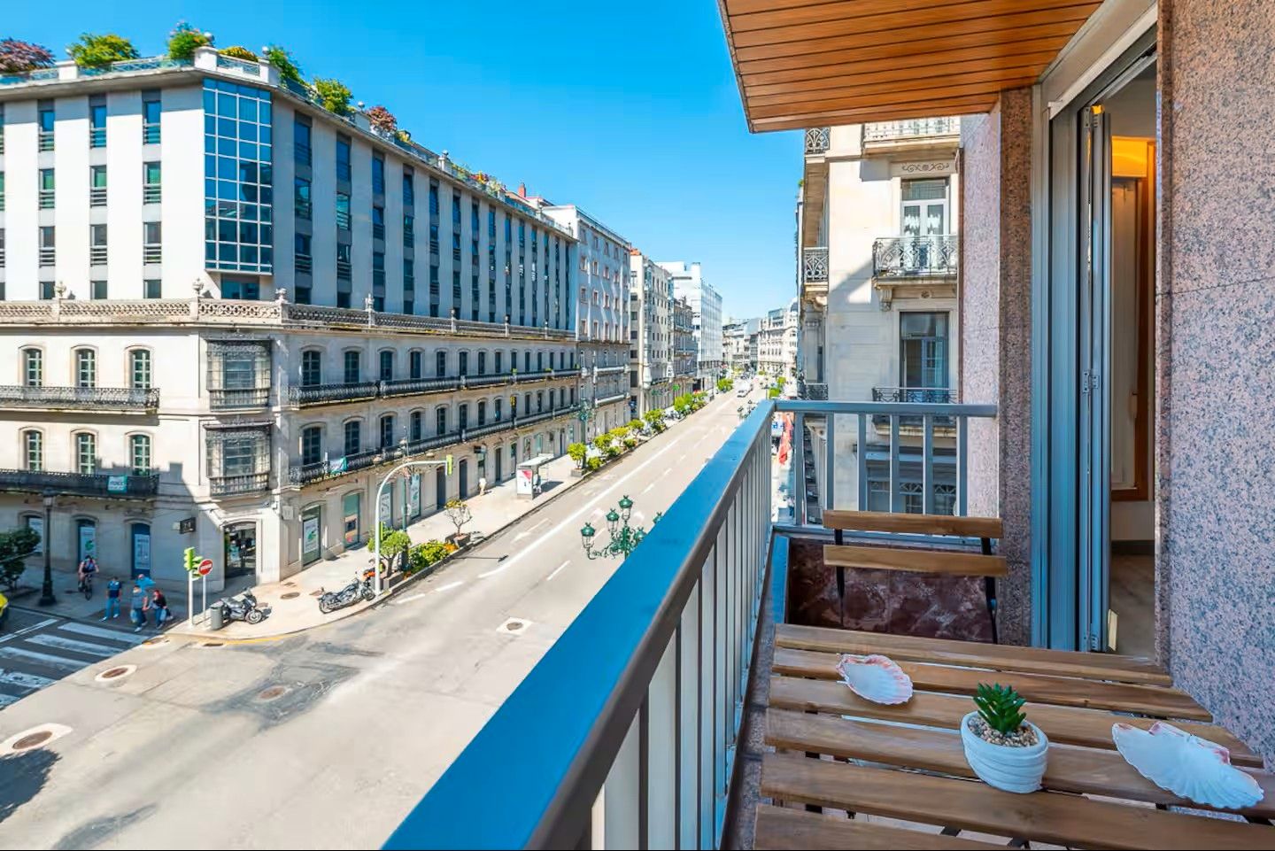 Vista exterior de Pis de lloguer en Vigo  amb Aire condicionat, Calefacció i Moblat