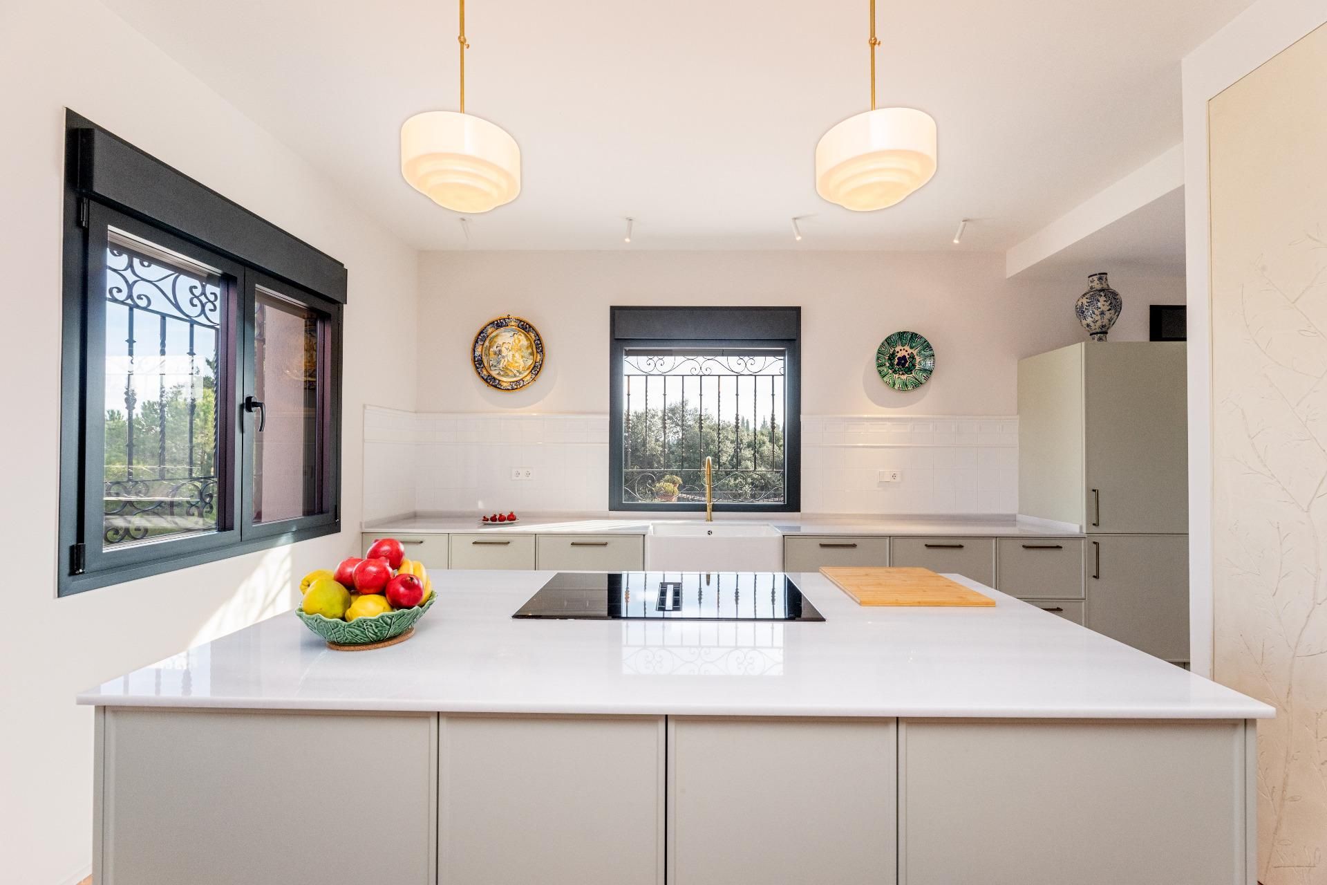 Cuina de Casa o xalet en venda en  Toledo Capital amb Aire condicionat, Calefacció i Jardí privat