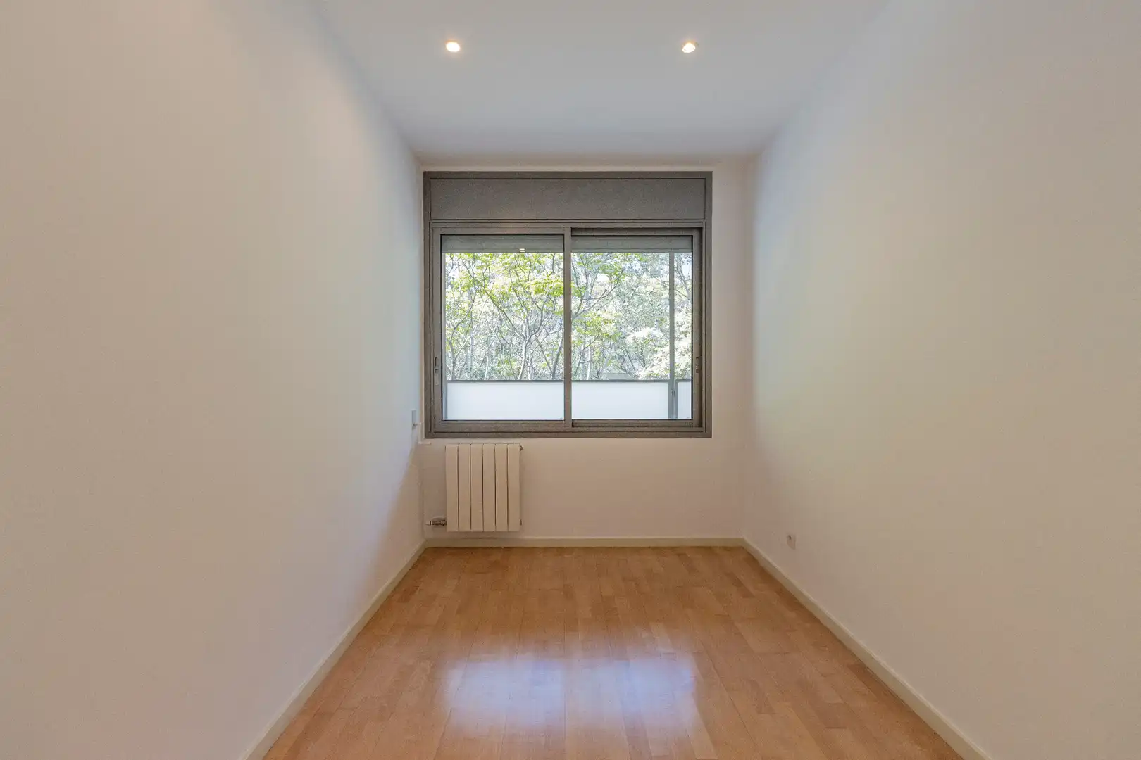 Schlafzimmer von Wohnung zum Verkauf in Barcelona mit Klimaanlage, Heizung und Parkett