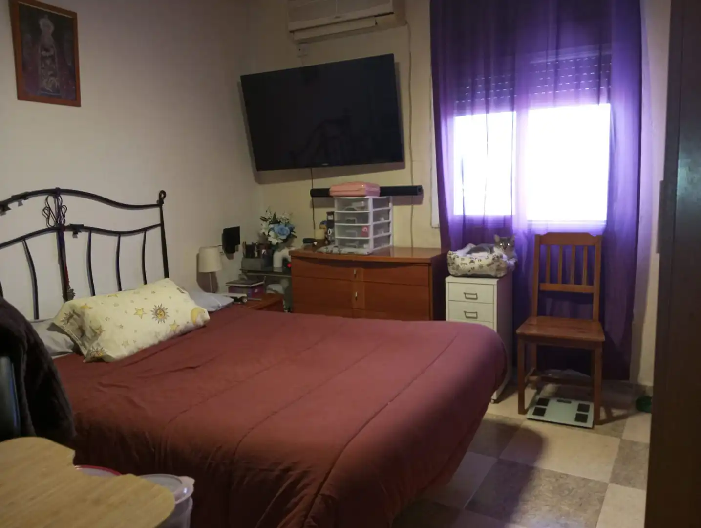 Bedroom of Flat for sale in Sevilla  with Air Conditioner, Storage room and Balcony