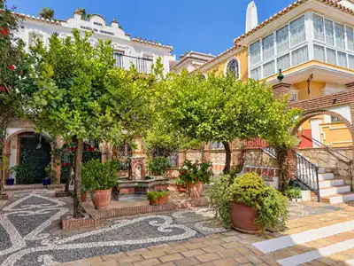 Vista exterior de Casa adosada en venta en Mijas Golf