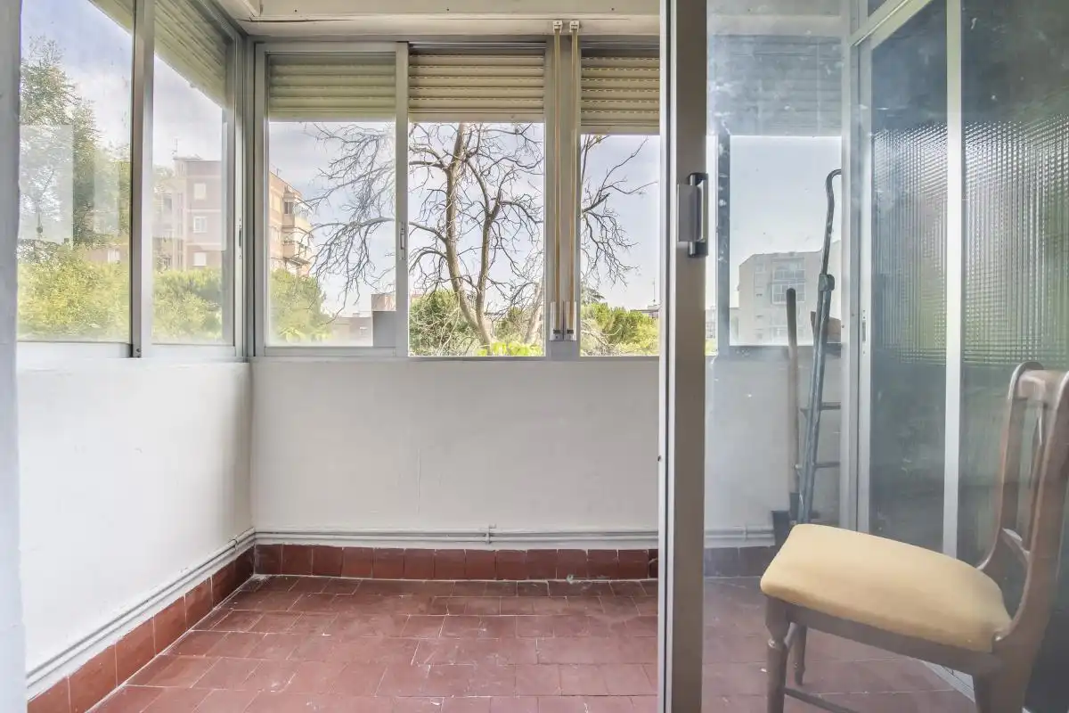 Balcony of Flat for sale in Madrid  with Air Conditioner, Heating and Terrace