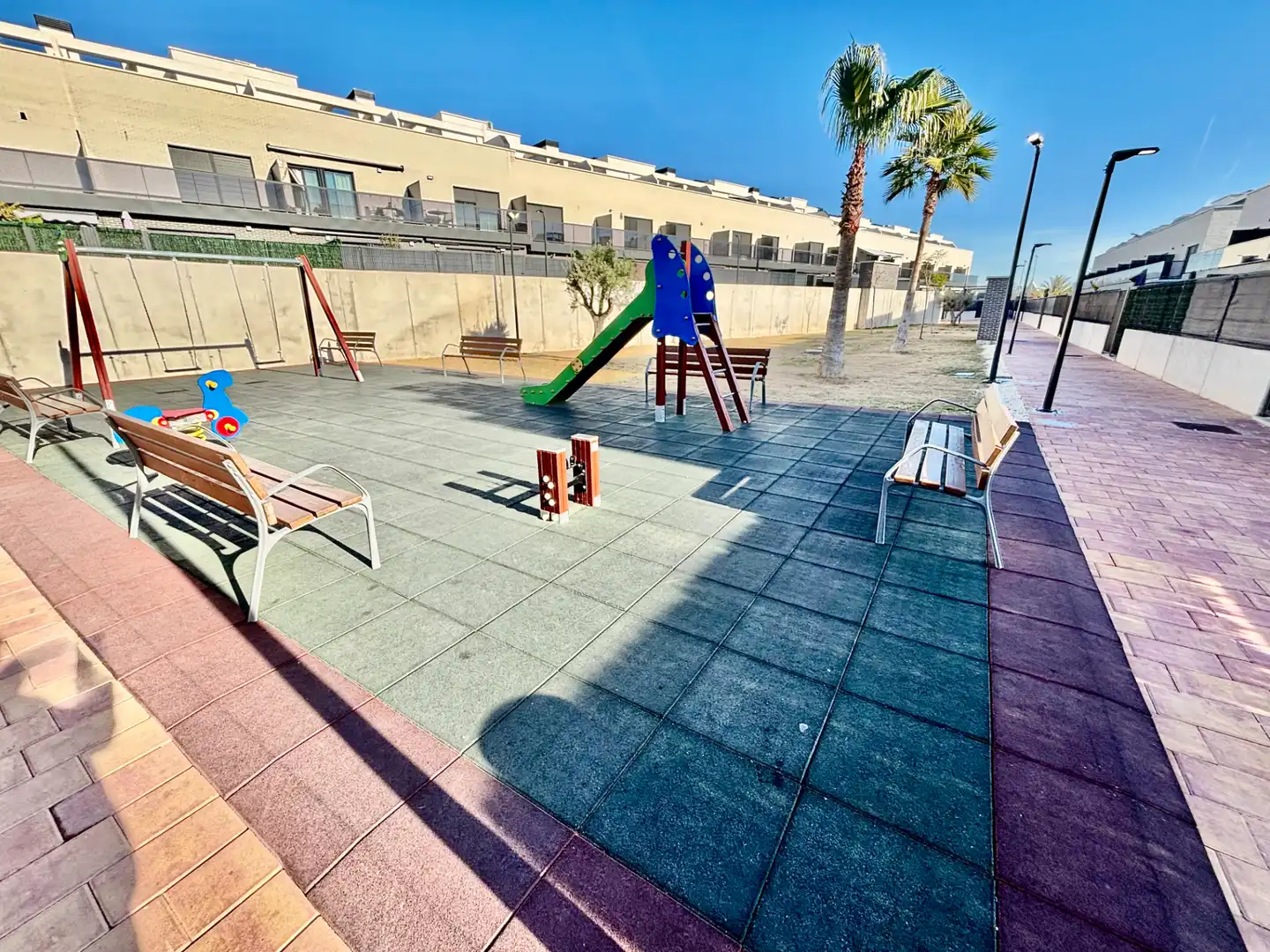 Terrassa de Casa adosada en venda en Mutxamel amb Aire condicionat, Calefacció i Jardí privat