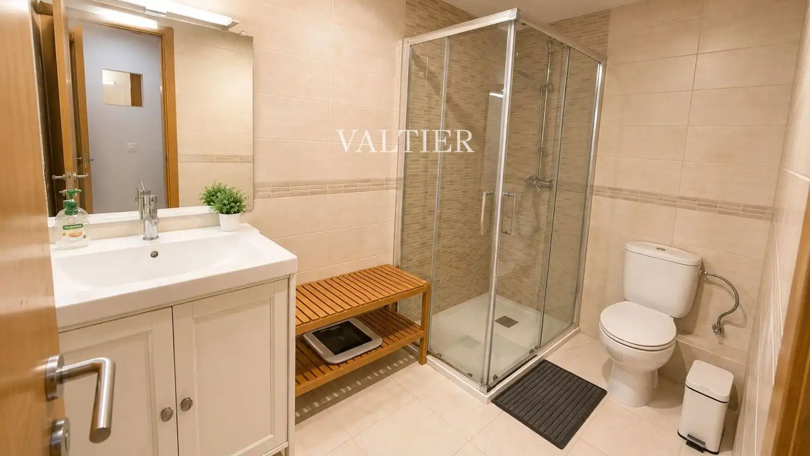 Bathroom of Flat for rent in Madrid  with Air Conditioner, Terrace and Furnished