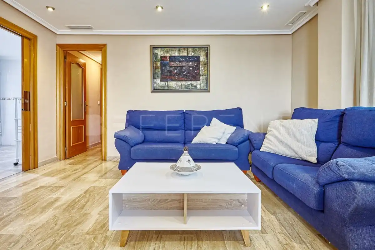Living room of Apartments for rent in El Campello  with Air Conditioner, Heating and Private garden