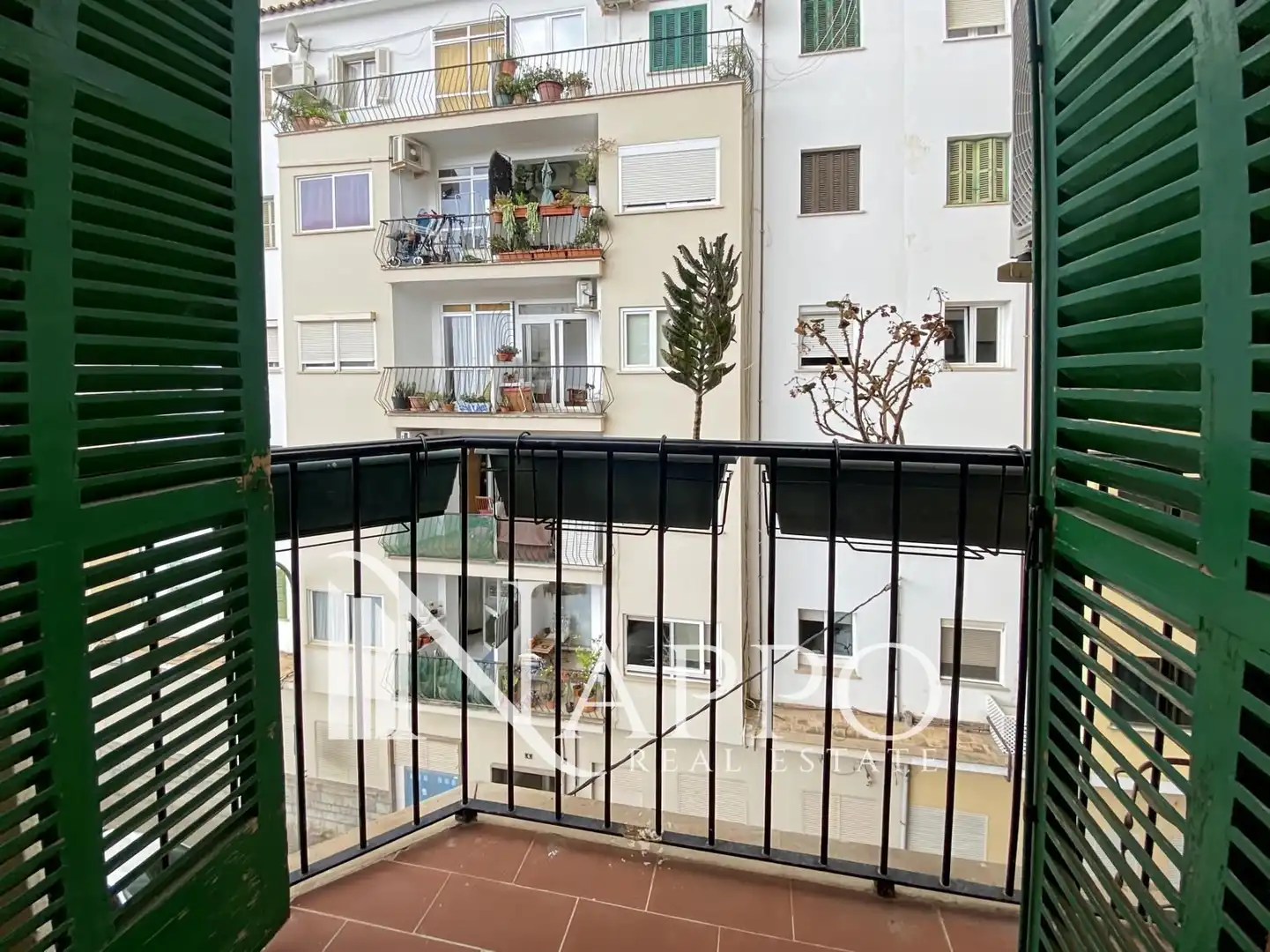 Balcony of Flat for rent in  Palma de Mallorca  with Air Conditioner, Heating and Terrace