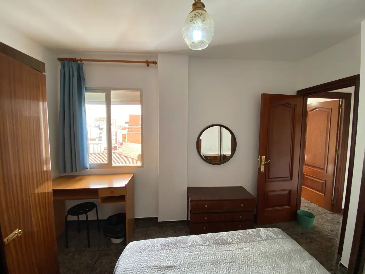 Schlafzimmer von Wohnung zur untervermieten in Málaga mit Terrasse, Möbliert und Ofen