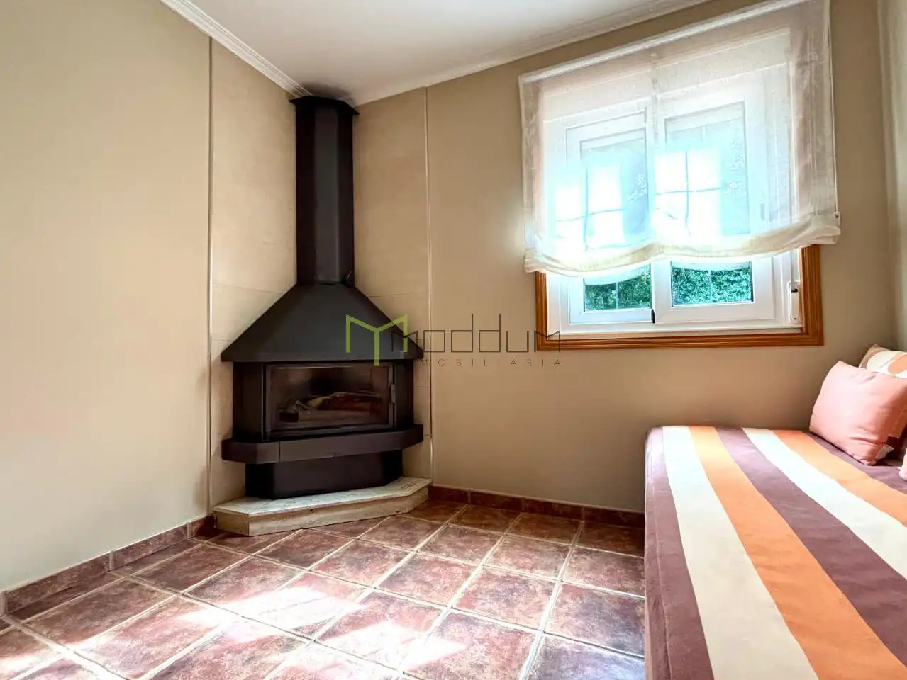 Sala de estar de Casa o chalet en venta en Ames con Calefacción, Jardín privado y Parquet