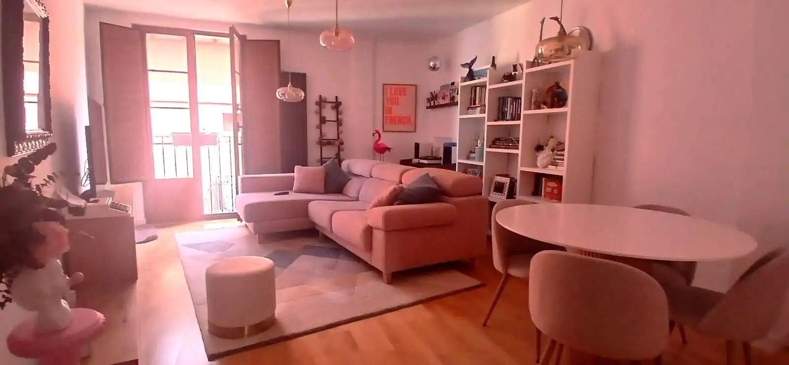 Sala de estar de Apartamento en venta en León Capital  con Calefacción, Amueblado y Balcón