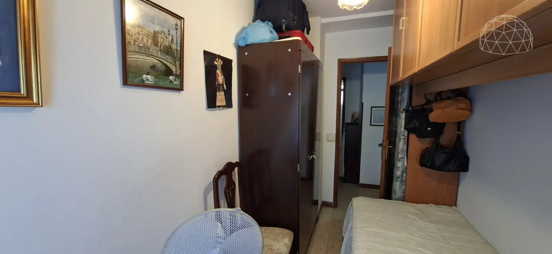 Schlafzimmer von Wohnung zum Verkauf in Sevilla mit Möbliert