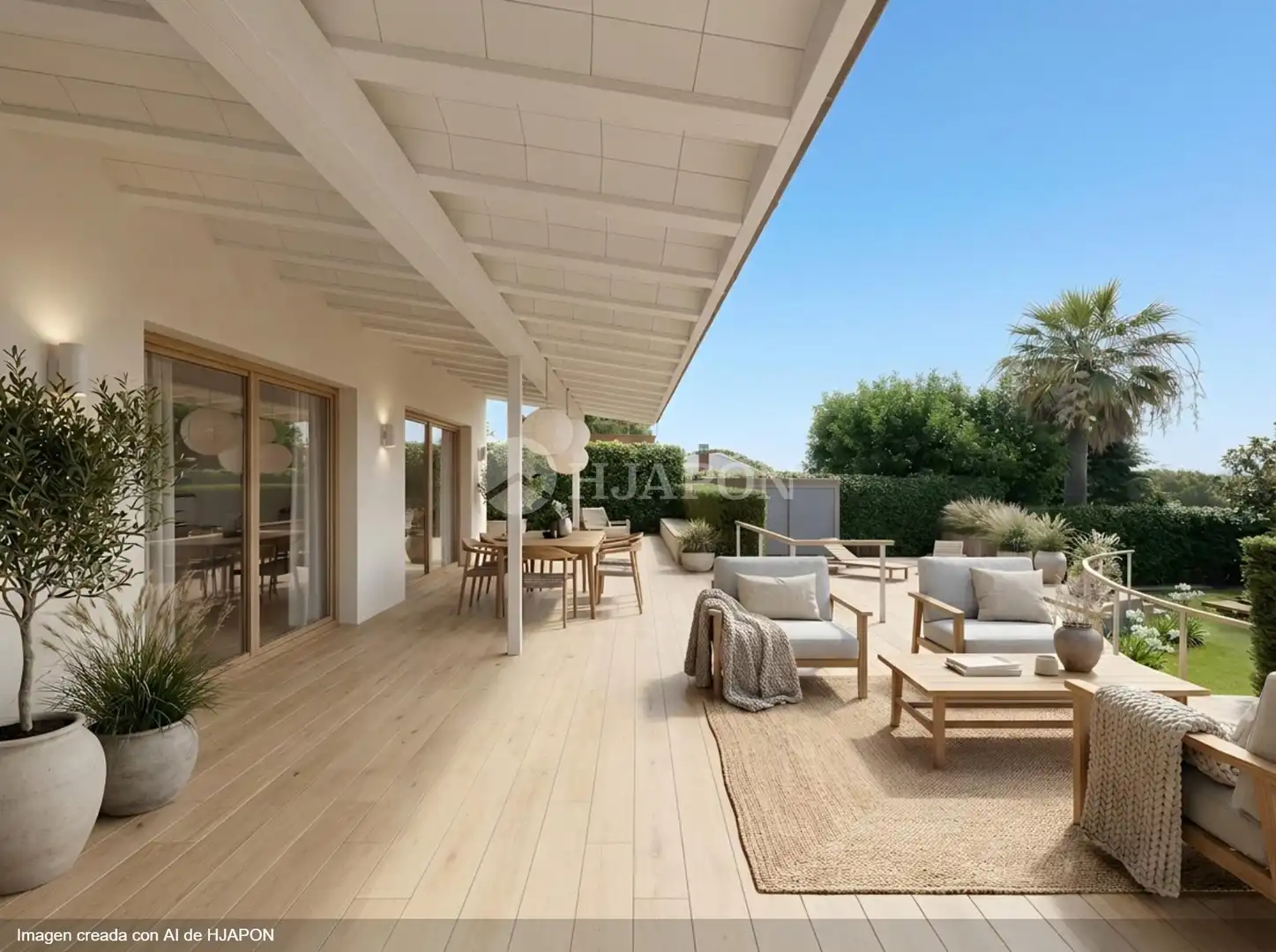 Terraza de Casa o chalet en venta en Alella con Aire acondicionado, Calefacción y Jardín privado