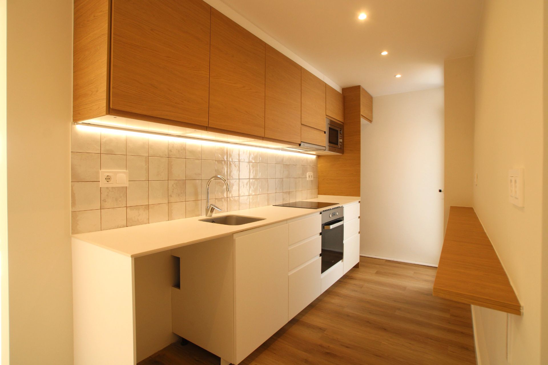 Küche von Wohnung zum Verkauf in Argentona mit Klimaanlage, Parkett und Balkon