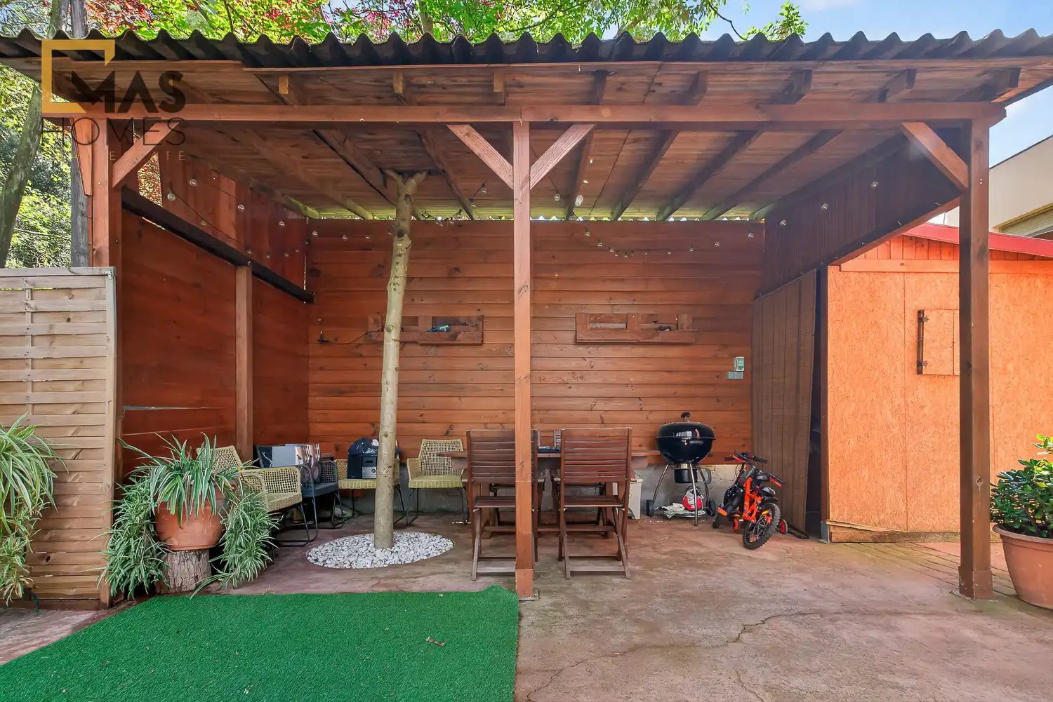 Terrace of Houses for sale in Sant Cugat del Vallès  with Air Conditioner, Heating and Storage room