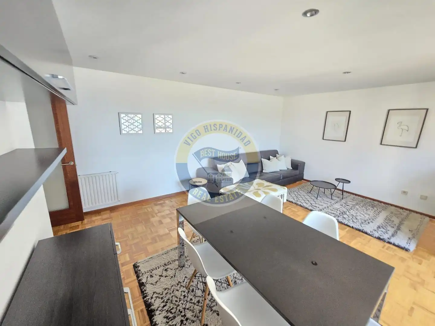 Living room of Flat for rent in Vigo   with Heating and Furnished