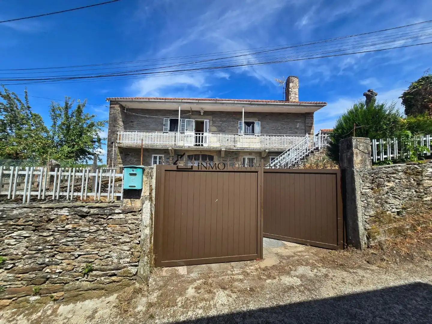 Vista exterior de Casa o xalet en venda en Forcarei amb Calefacció, Jardí privat i Terrassa
