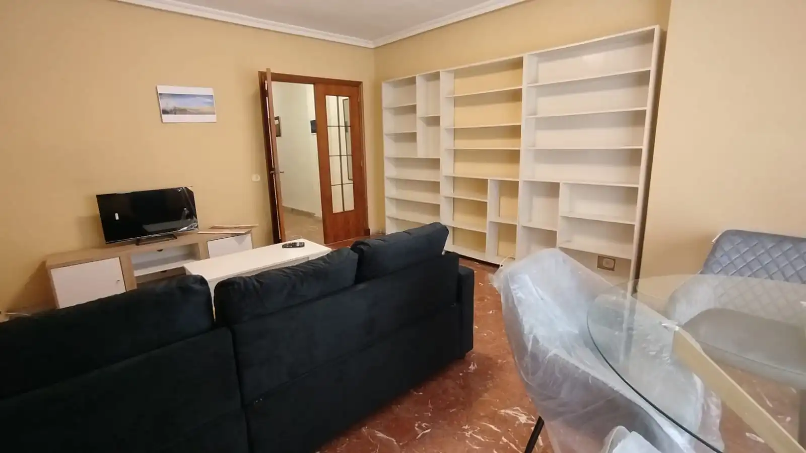 Wohnzimmer von Wohnung zur untervermieten in Salamanca mit Heizung, Parkett und Möbliert
