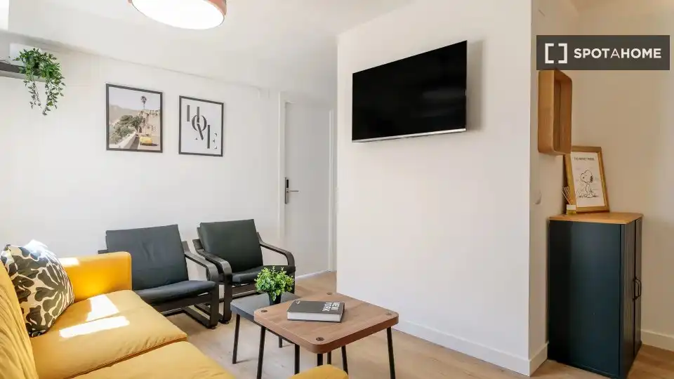 Living room of Flat for rent in Alicante / Alacant  with Air Conditioner, Heating and Furnished