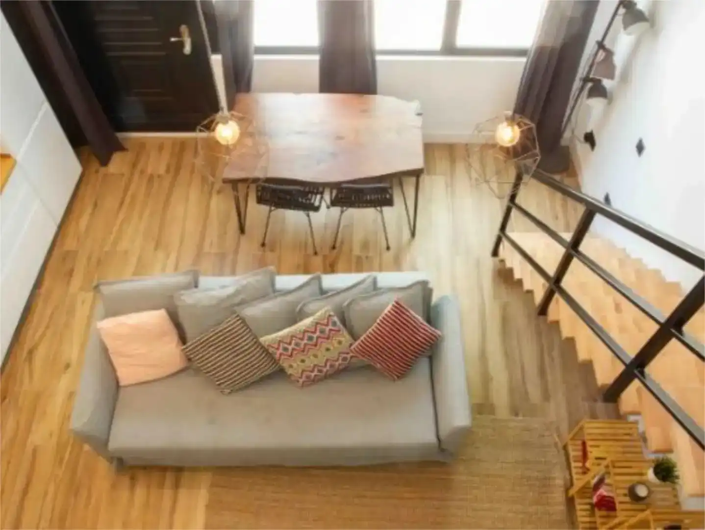 Sala de estar de Piso en venta en Novelda con Parquet y Amueblado