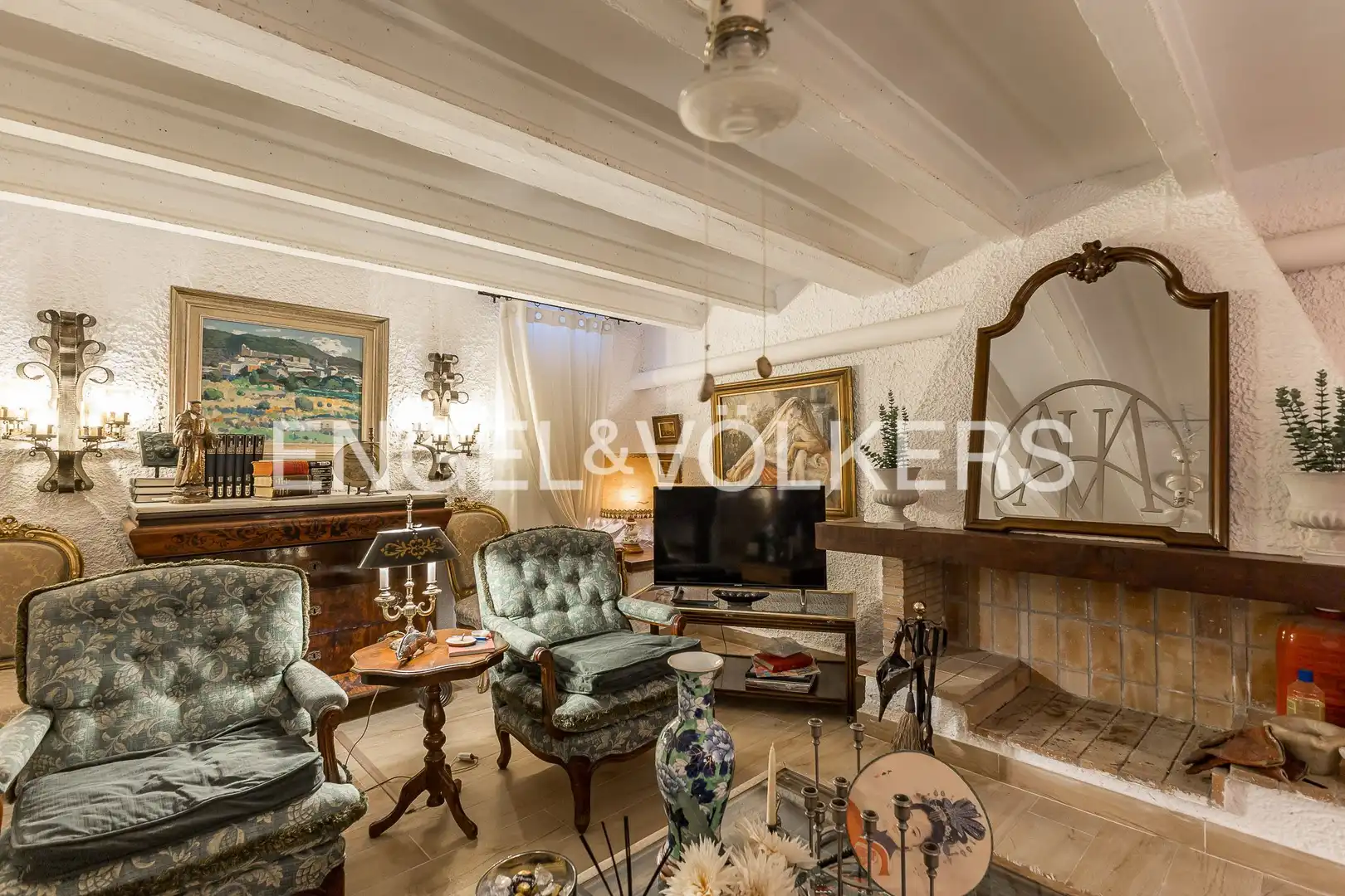 Sala de estar de Casa o chalet en venta en Calafell con Aire acondicionado, Calefacción y Jardín privado