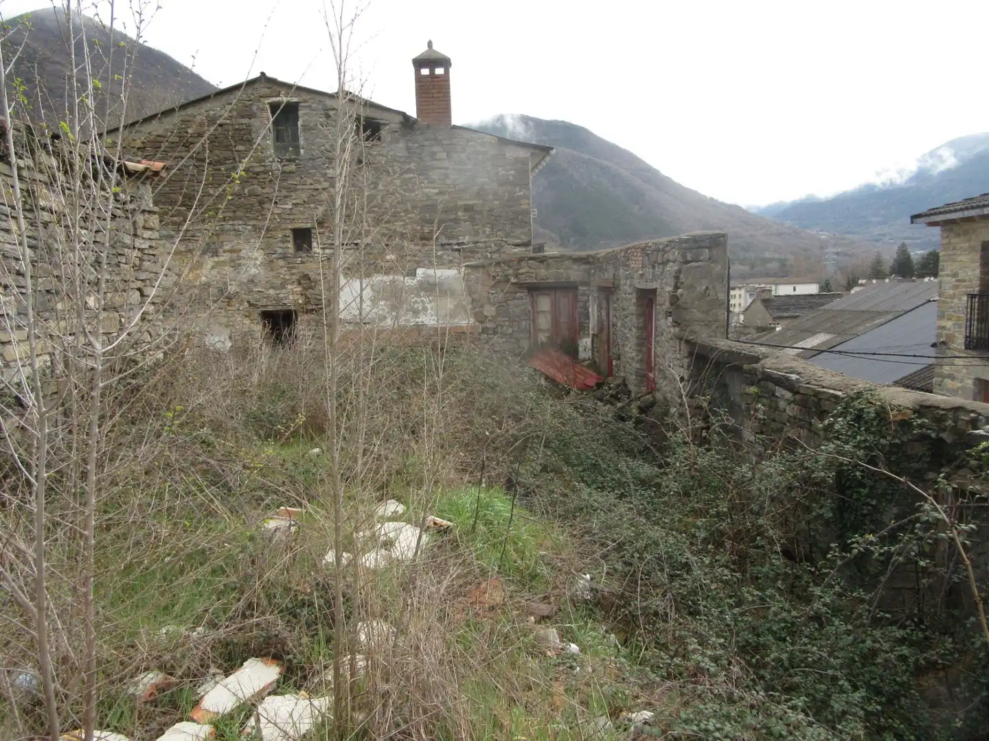 Vista exterior de Casa o chalet en venta en Biescas con Jardín privado y Trastero