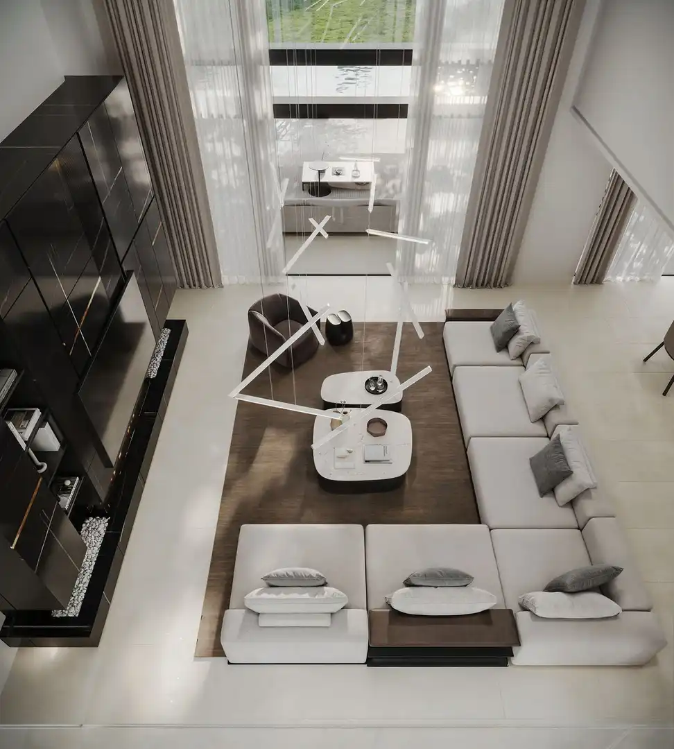 Sala d'estar de Casa o xalet en venda en Marbella amb Aire condicionat, Jardí privat i Terrassa