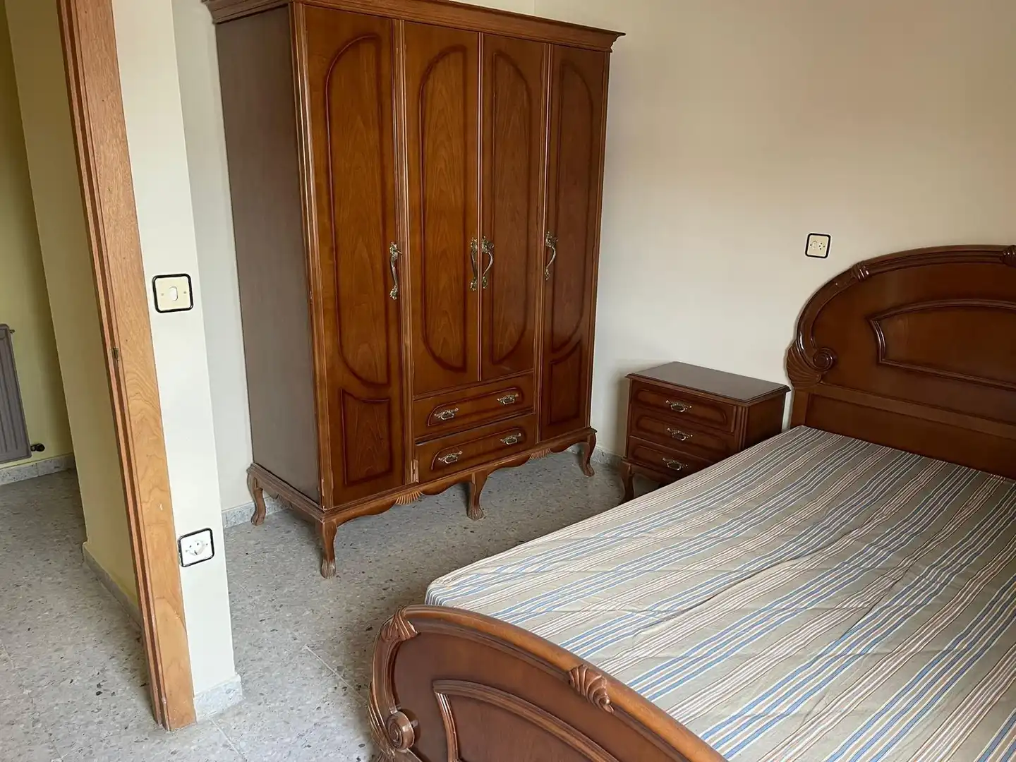 Bedroom of Flat for sale in Saldaña  with Heating, Terrace and Furnished