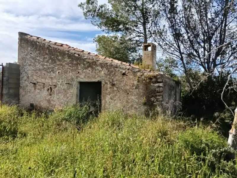 Vista exterior de Finca rústica en venda en Aldover amb Piscina